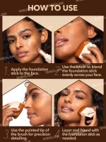 براش کرمپودر شیگلم مدل Skin magnet - Image 2