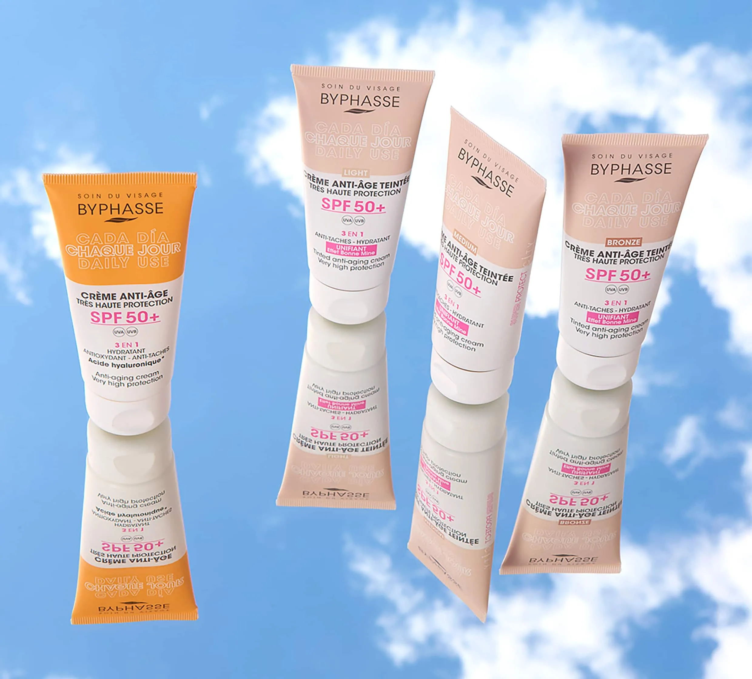 کرم ضدآفتاب روزانه بی رنگ بیفس 50میل;Spf+50 - Image 4