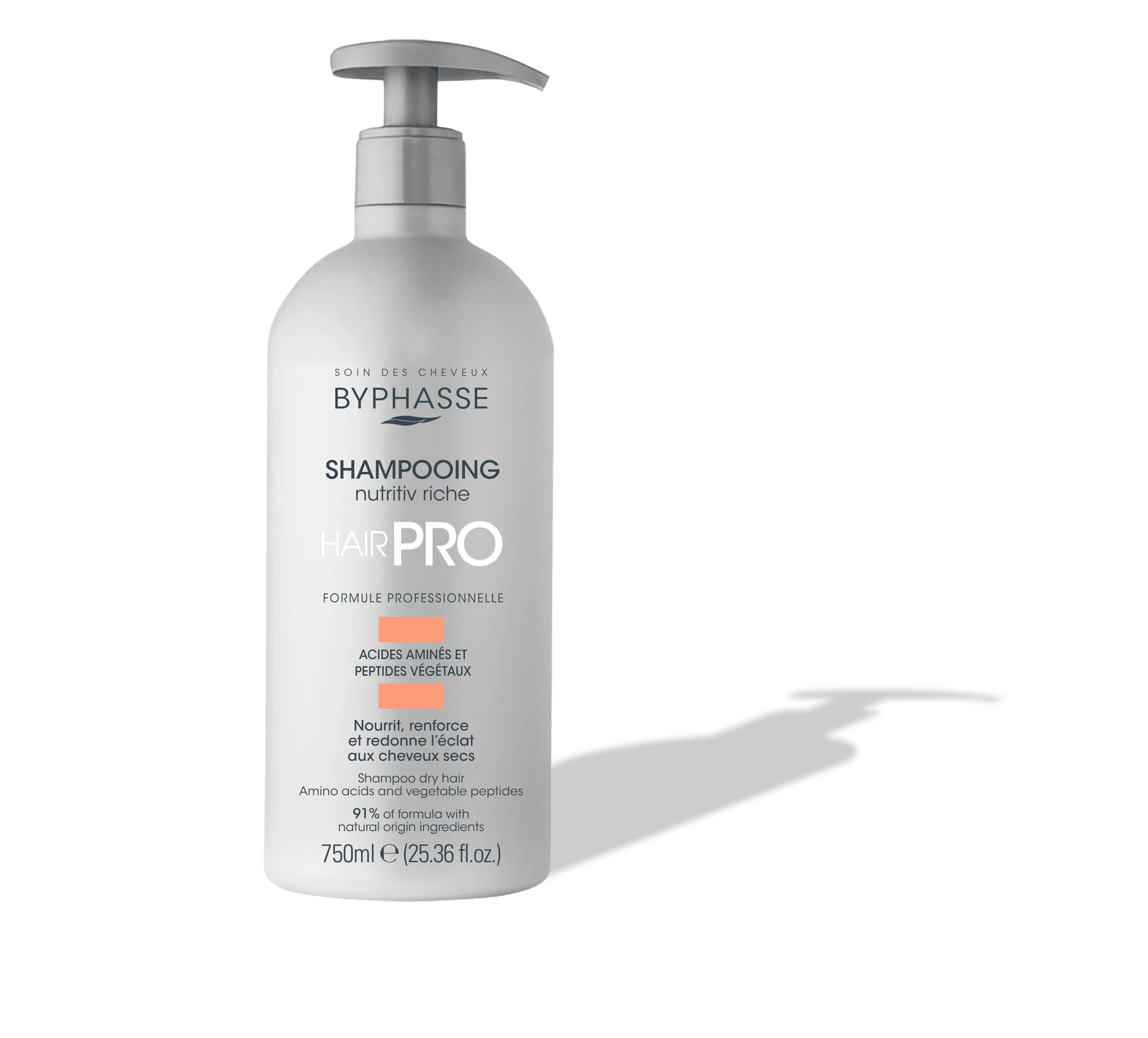 HAIR_PRO_SHAMPOO_NUTRITIV_RICHE_DRY_HAIR_750ML_PRODUCT_SHADOW_FULL_3512 plus b شامپو حرفه ای پروتئینه بیفس مخصوص موهای خشک 750 میل - Image 1